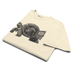Shell Company — Graphic T-Shirt on Ivory Comfort Colors 1717 — folded front view