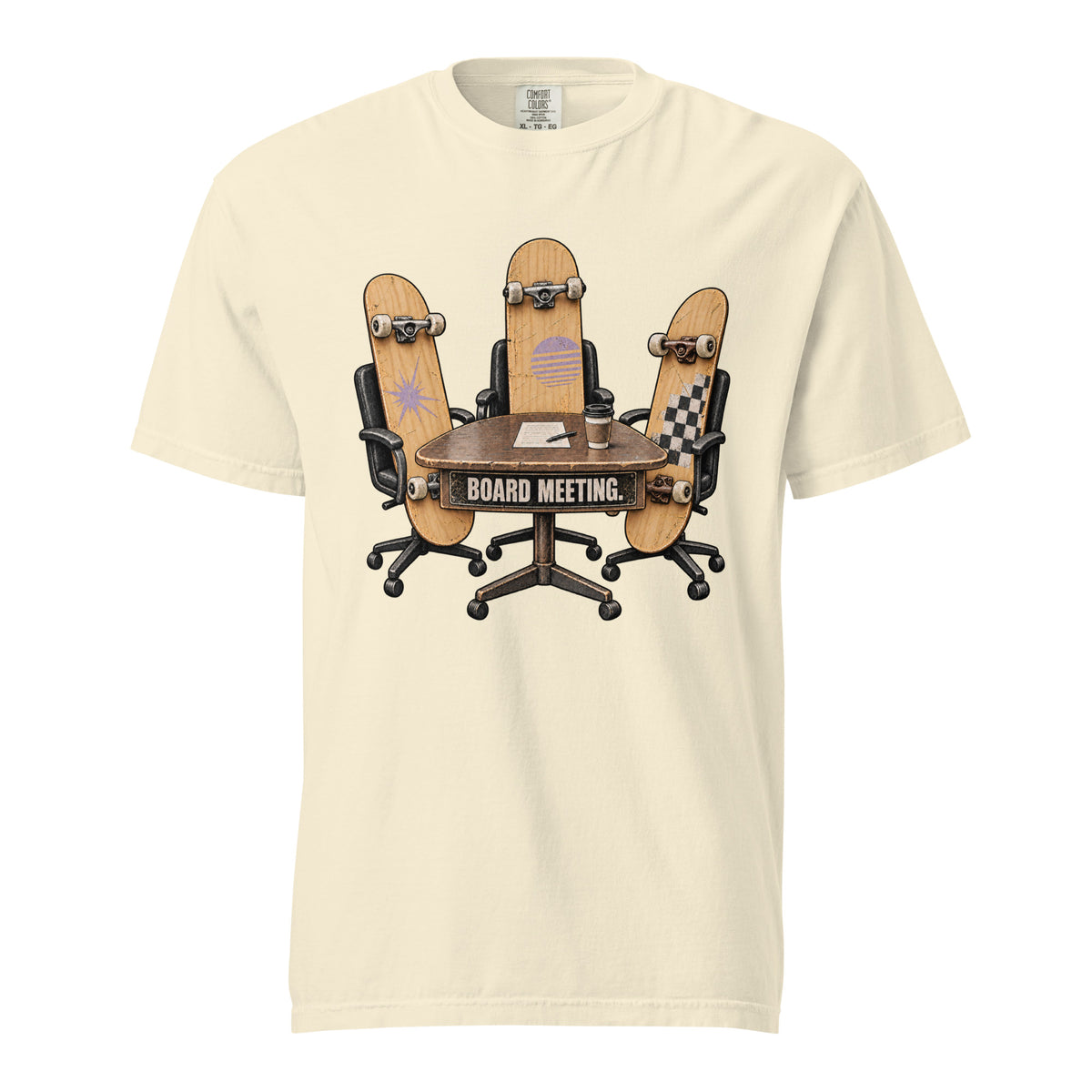 Boardroom — Ivory — Comfort Colors 1717 — ghost front