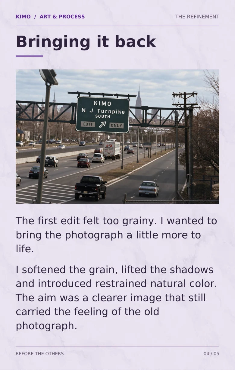 Before the Others process book — page 4 of 5
