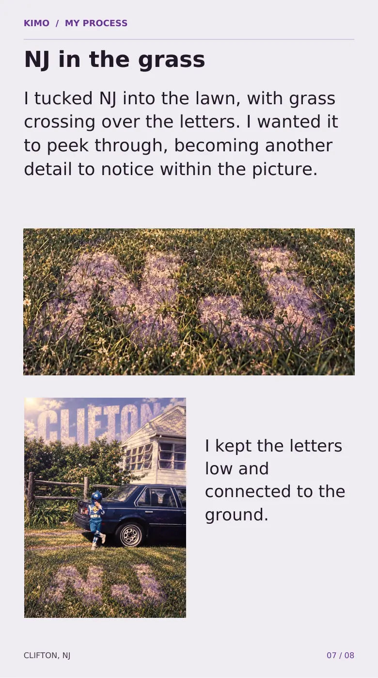 Clifton, NJ process book — page 7 of 8