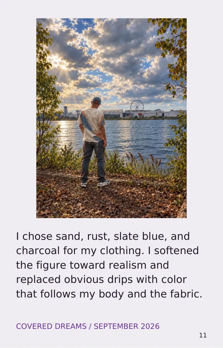 Covered Dreams process book — page 11 of 12