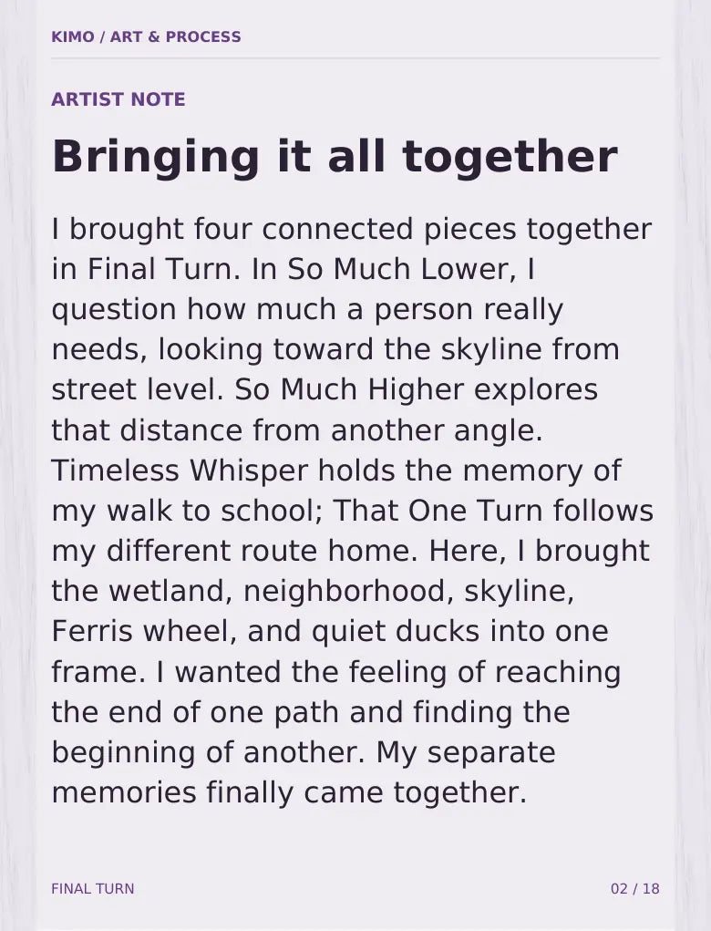 Final Turn process book — page 2 of 18