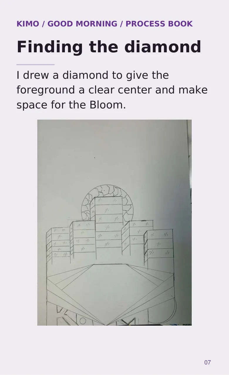 Good Morning process book — page 7 of 22