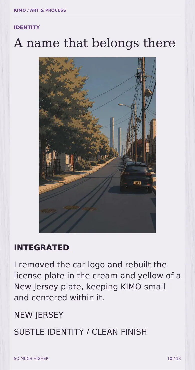 So Much Higher process book — page 10 of 13