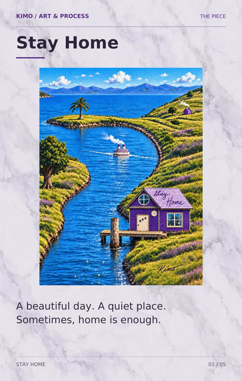 Stay Home process book — cover
