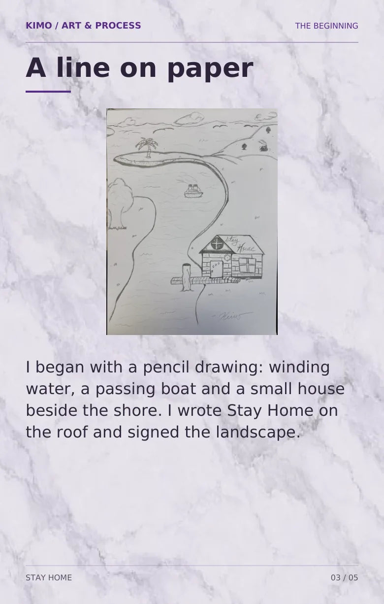 Stay Home process book — page 3 of 5